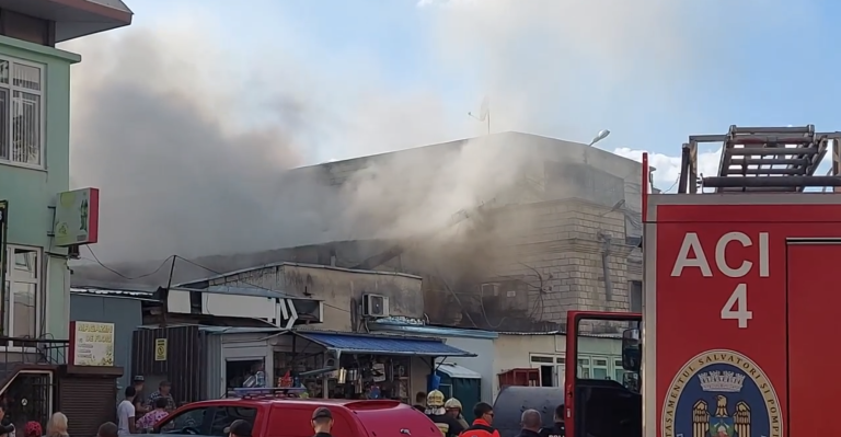 В Кишиневе пожар на Центральном рынке уничтожил склад бытовых товаров.