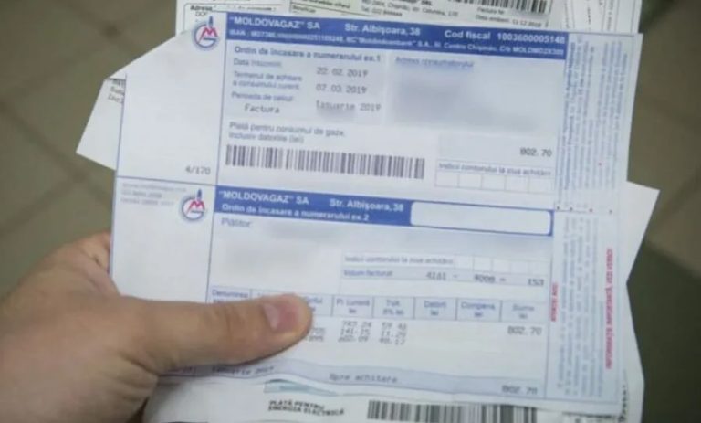 Компания «Молдовагаз» не успела рассчитать компенсации за природный газ в ноябре