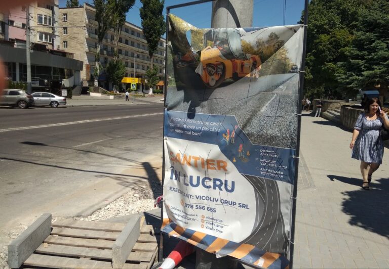 Renovare pe bulevardele Chișinău