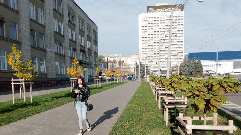 Зелёный тротуар